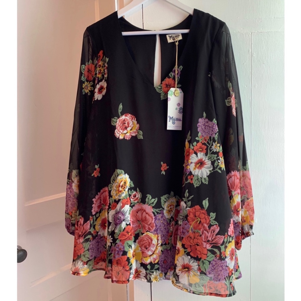 💕 NWT 💕 Show Me Your Mumu Donna Michelle Tunic - Picture 2 of 4